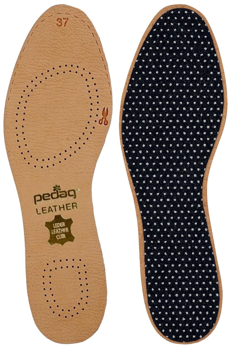 Pedag 172 Leather Naturally Tanned Sheepskin Insole with Activated Carbon, Tan, US W11/12 M8/9 EU 41/42 - Image 2